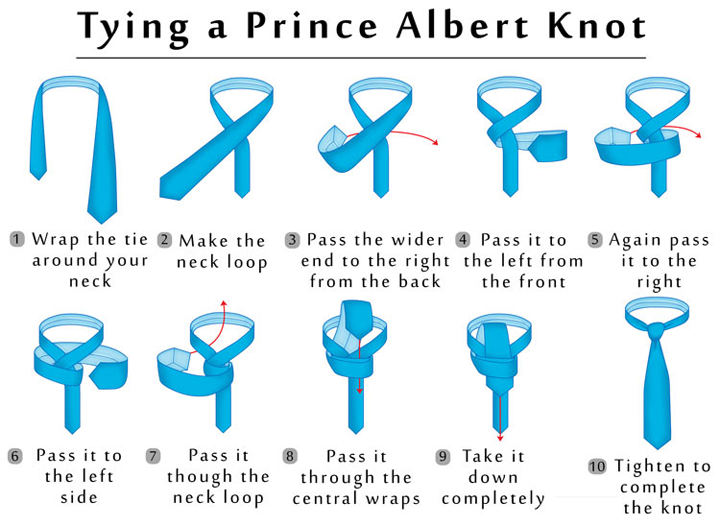 Kiểu thắt cà vạt Prince Albert Knot